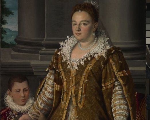 Alessandro Allori (Firenze, 1535 – 1607) Bianca Cappello con il figlio Antonio Post 1582 – ante 1587 Dallas, The Dallas Museum of Art