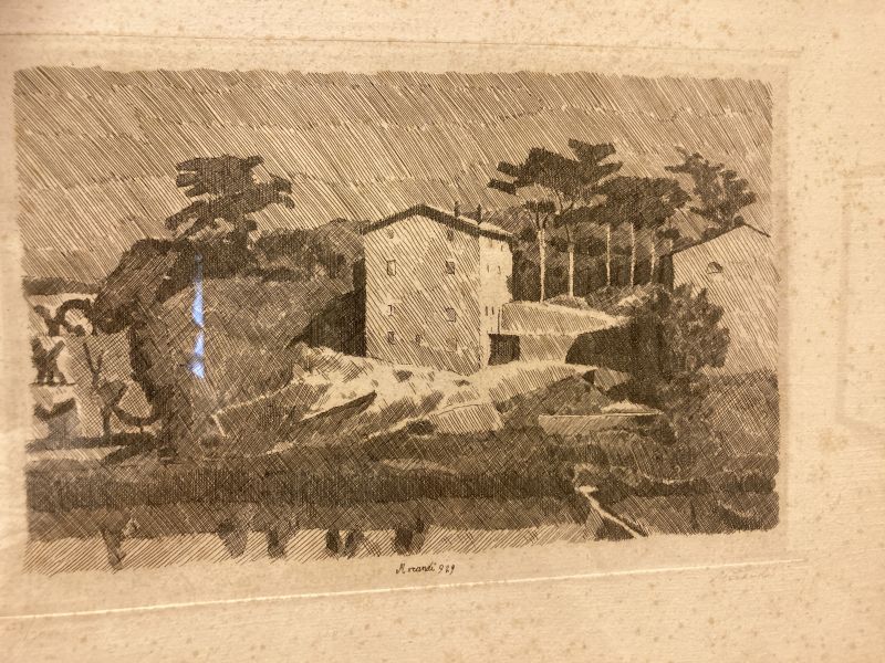 Una delle incisioni di Giorgio Morandi