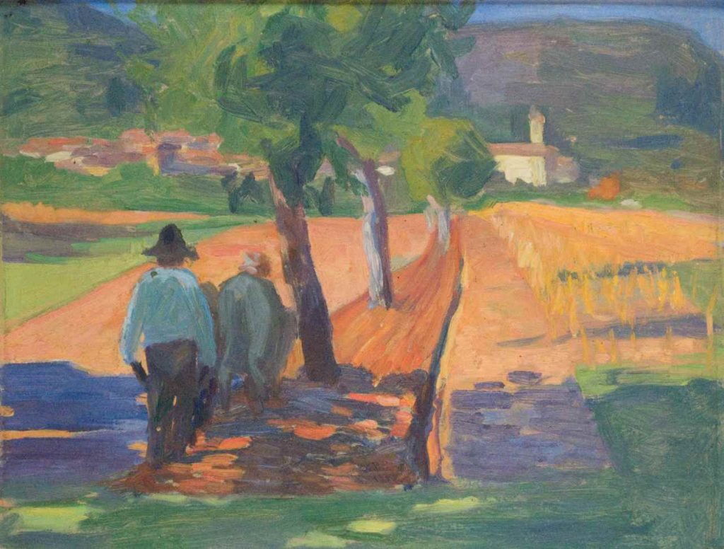 Carlo Basilico, Nei campi, 1920