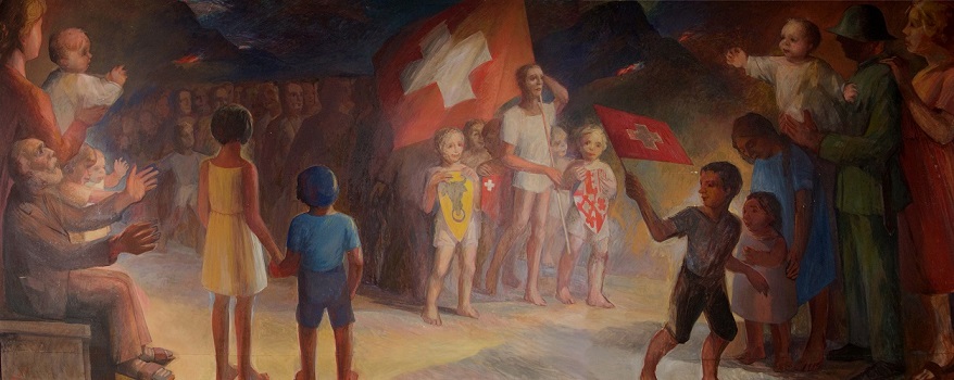 Carlo Basilico, Festa nazionale del Primo Agosto, 1942-1945 (Copyright Polus SA Balerna)