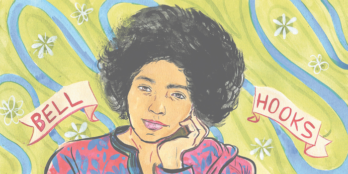 bell hooks (1952-2021) è stata una scrittrice, attivista e femminista statunitense © Writing on Glass – Femcyclopedia