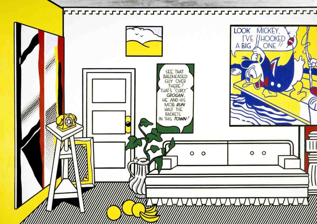 Roy Lichtenstein (NY 1923-1997), Artist’s Studio No. 1 (Look Mickey), 1973 (© Estate of Roy Lichtenstein)