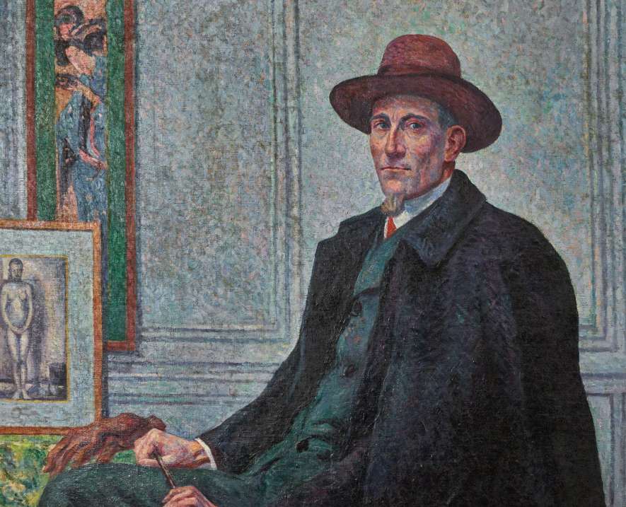 Maximilien Luce, Portrait de Félix Fénéon, 1903 (Musée de la faïence et des beaux-arts © S. Nesly)