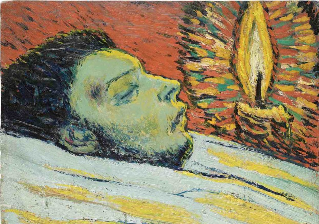 Pablo Picasso, La mort de Casagemas, 1901 (Musée Nat. Picasso, Paris, ©Succession Picasso 2018/ProLitteris Zurigo Foto ©RMN Grand-Palais)