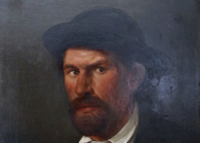 Ritratto del garibaldino Antonio Cattaneo a opera