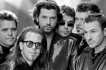 Gli australiani INXS, Michael Hutchence è il terzo da sinistra (Keystone)
