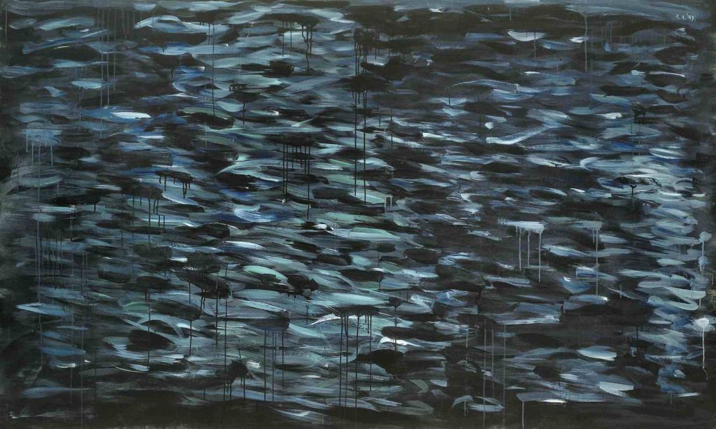 Sergio Emery, Superficie, 1993, acrilico su tela (Collezione privata
