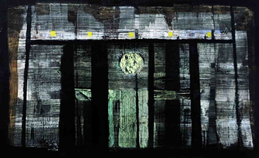 Luigi Pericle, Senza titolo (Matri Dei d.d.d.), 1976, Tecnica mista su masonite, Coll. Biasca-Caroni (Foto © Marco Beck Peccoz)