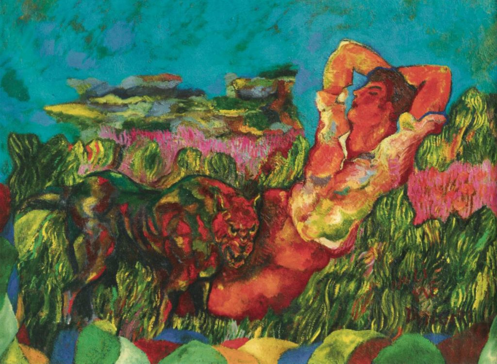 Sandro Chia, «Leave the Artist Alone», 1985 (Collezione D’Ercole, Roma © Sandro Chia - ProLitteris Zurigo / Foto Cosimo Filippini, Lugano)
