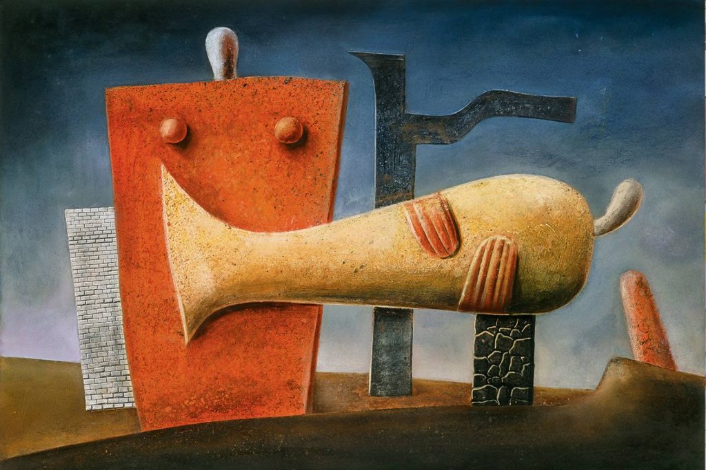 Max von Moos, «Totenklage», 1936 (Collezione privata © 2019, ProLitteris, Zürich, Foto: SIK-ISEA, Zürich)