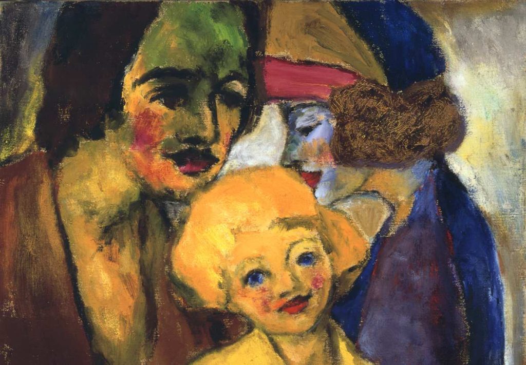 Emil Nolde, Ritratto di famiglia, 1947 (Collezione Renate und Friedrich Johenning Stiftung)