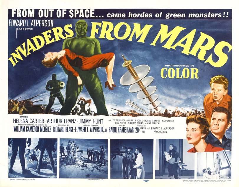 Poster di «Invaders from Mars», regia di William Cameron Menzies, 1953