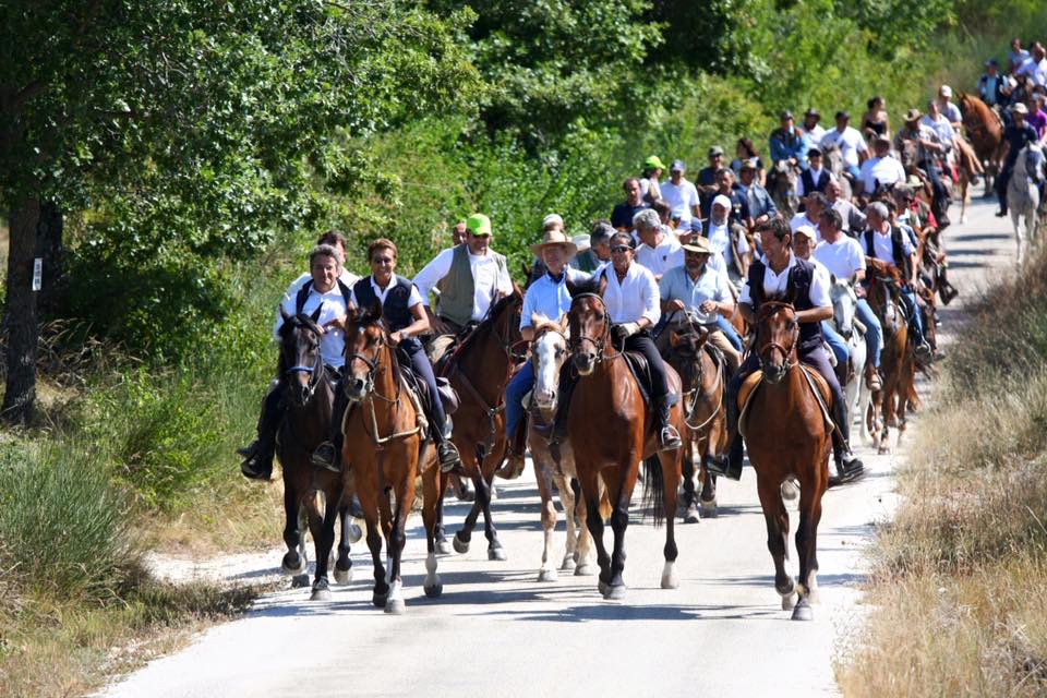 Cavalieri in marcia