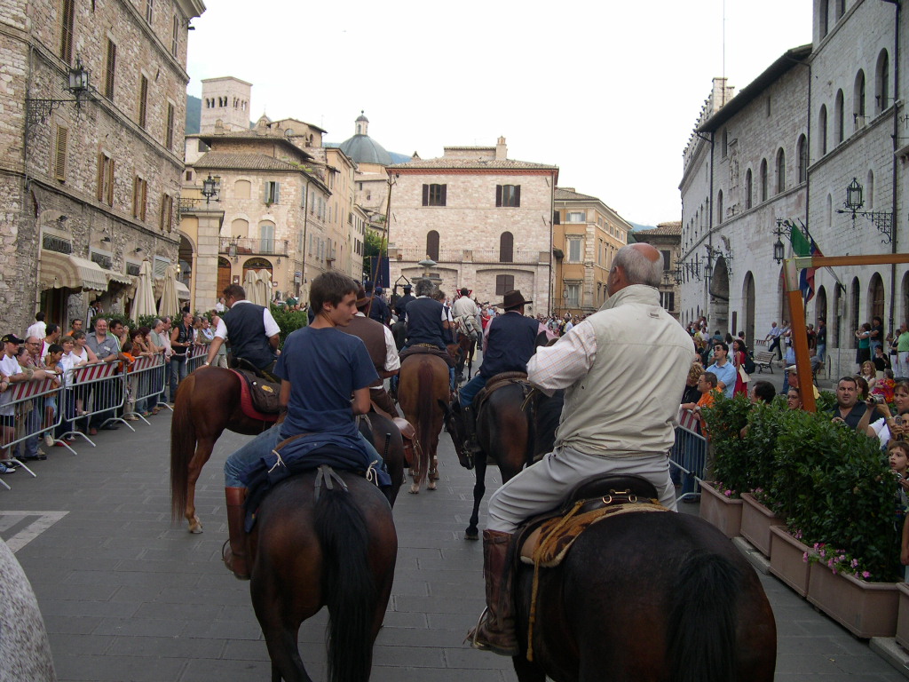 Cavalieri ad Assisi