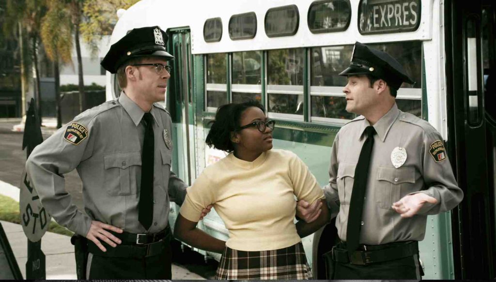 Mariah Wilson nei panni di Claudette Colvin nella serie USA «Montgomery» (stagione 2, ep. 201) (Keystone)