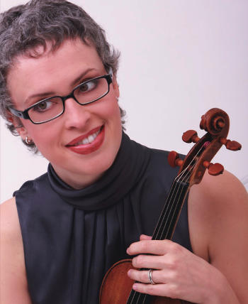 La violinista Fiorenza De Donatis