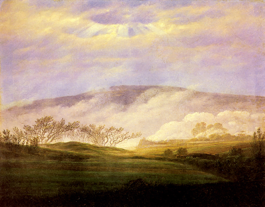 Elbtal, Caspar David Friedrich, 1821
