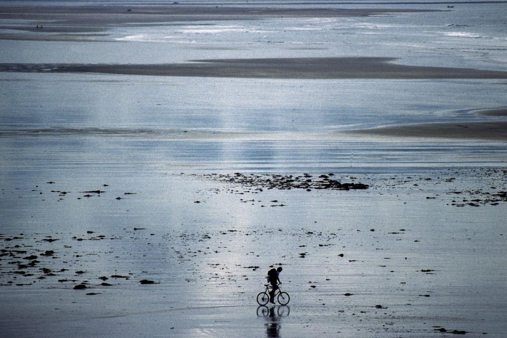 Dingle. Bassa marea sulla spiaggia di Inch