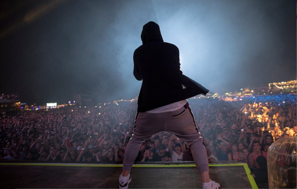 Eminem ha incantato un pubblico di 50'000 persone (jeremydeputa)