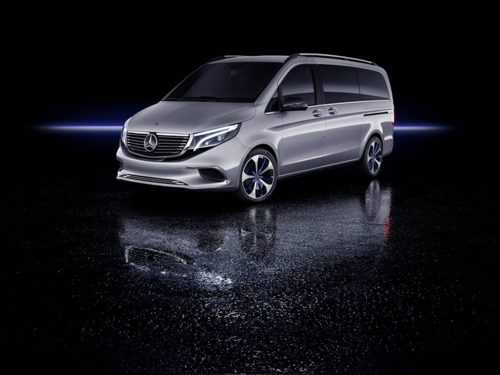 Il nuovo concept EQV di Mercedes-Benz