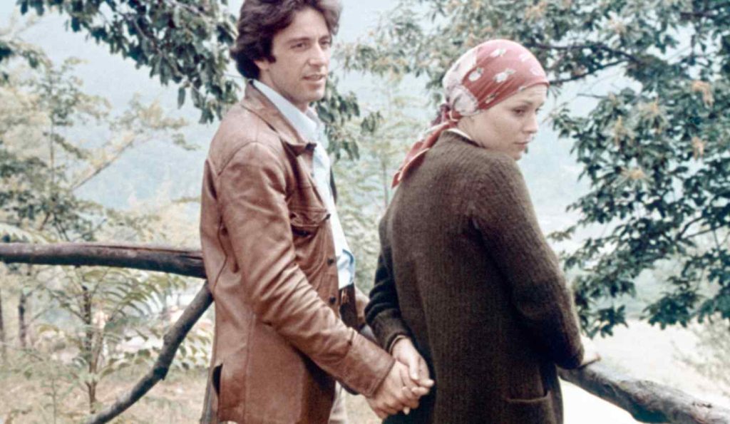 Al Pacino e Marthe Keller in Bobby Deerfield (1977), girato anche in Ticino (Keystone)
