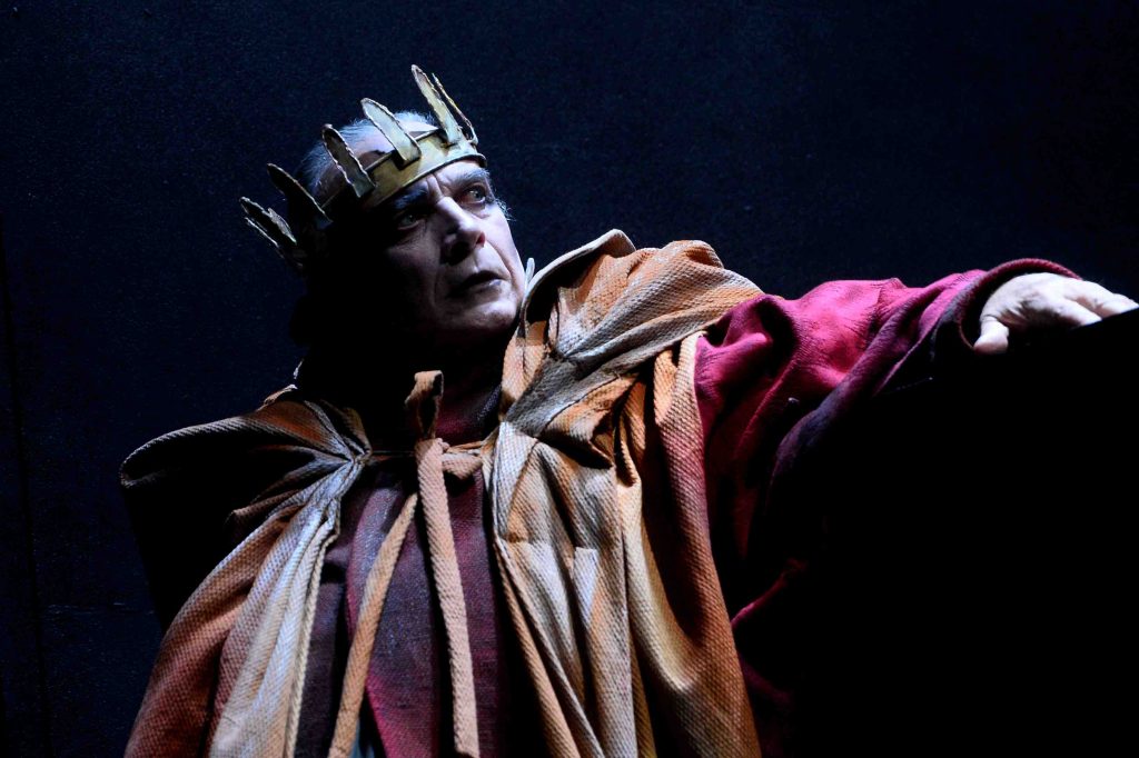 Franco Branciaroli nei panni di Macbeth (Foto Piccolo Teatro Milano)