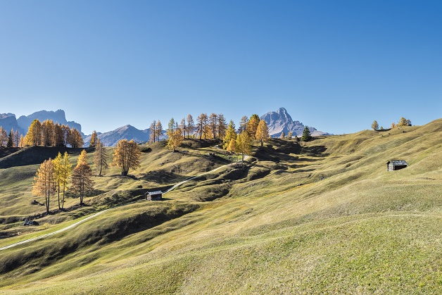 Paesaggio della provincia di Bolzano: in Bernhard l’idillio è solo apparente (Keystone)