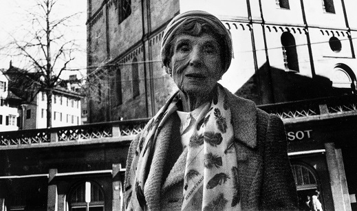 Aline Valangin in un’immagine scattata a Zurigo nel 1981 (Keystone)