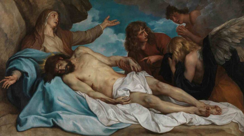 Anthony van Dyck (1599–1641), Il compianto sul Cristo morto / (Anversa, KMSKA © Royal Museum of Fine Arts Antwerp – Art in Flanders, photo H. Maertens)