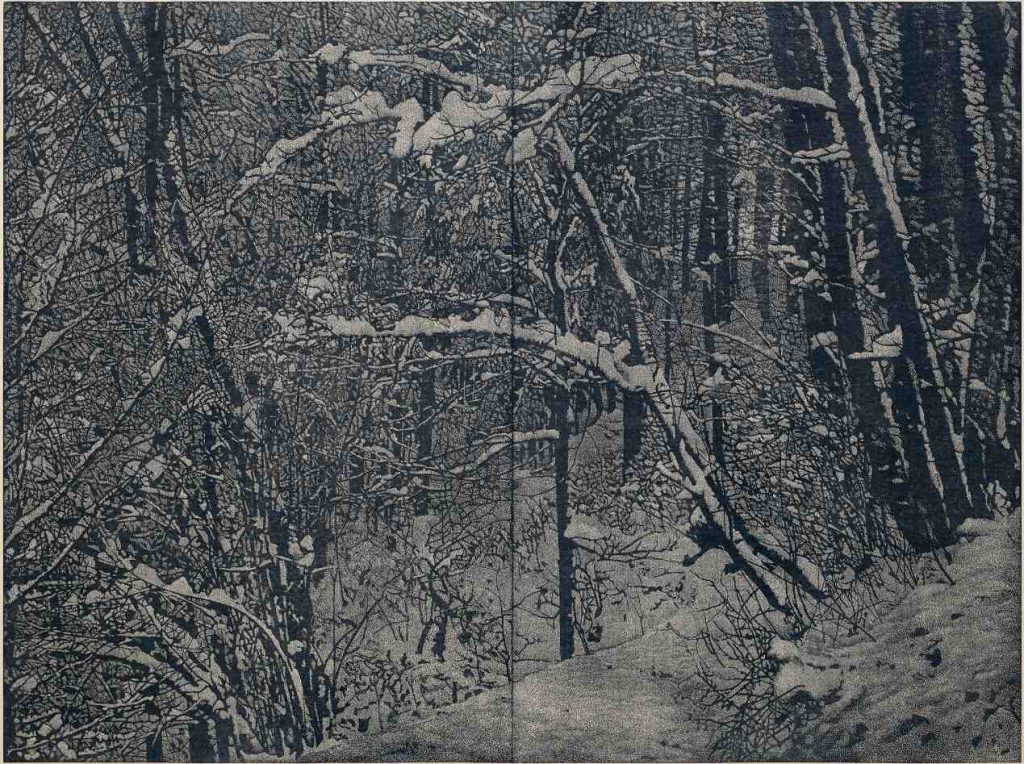 Franz Gertsch, Winter, 2016