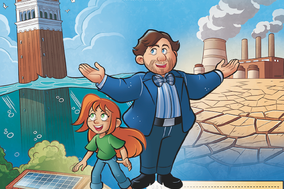 L’immagine di copertina del fumetto Il tuo clima