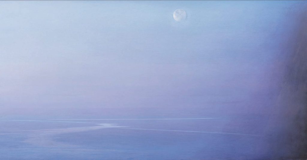 Piero Guccione, «Il nero e l'azzurro», 2003 (Senato della Repubblica Italiana)