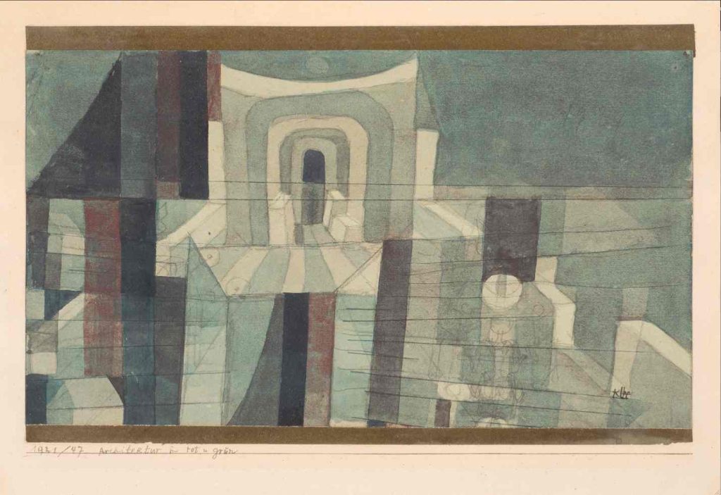Arcitettura in rosso e verde, 1921, 47 (Collezione privata)