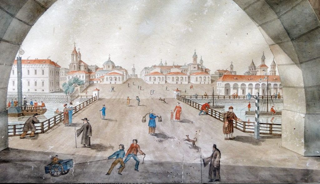 Luigi Pelli I (1781-1861), «Veduta di Novgorod» (part.), 1826
