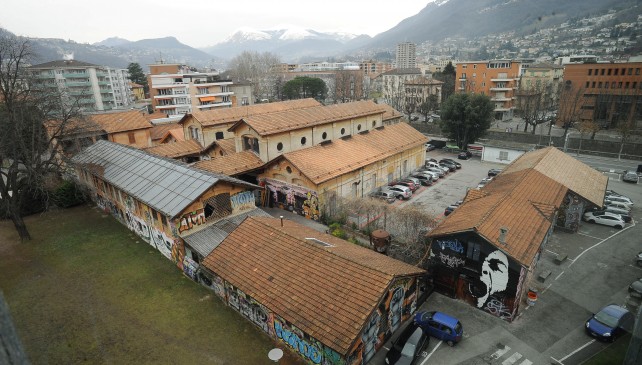 Al centro di accese discussioni, l’ex Macello di Lugano (CdT - Gonnella)