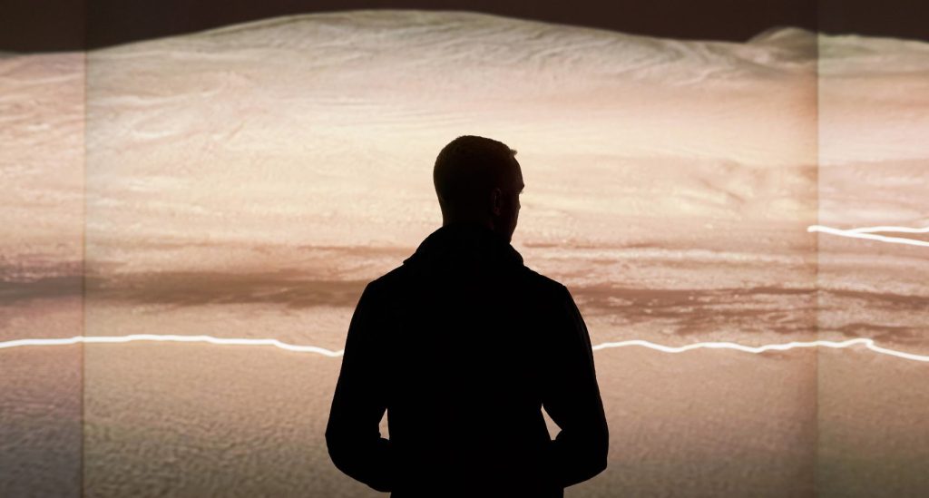 On Mars Today, esperienza multisensoriale (Felix Speller per il Design Museum)