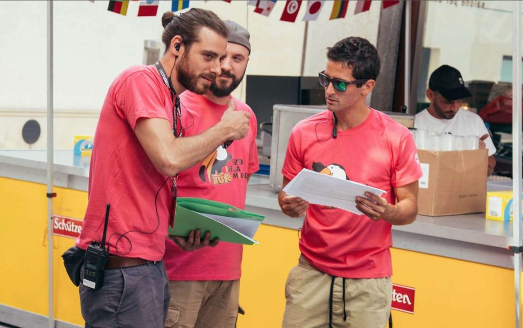 Alcuni organizzatori della Festa della musica