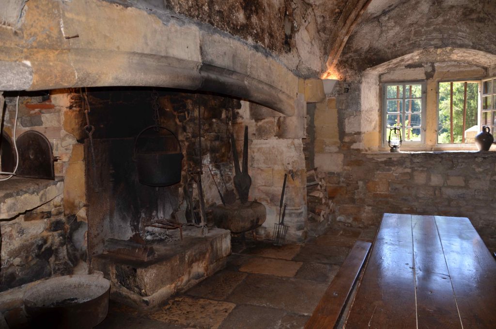 La vecchia cucina dell'abbazia