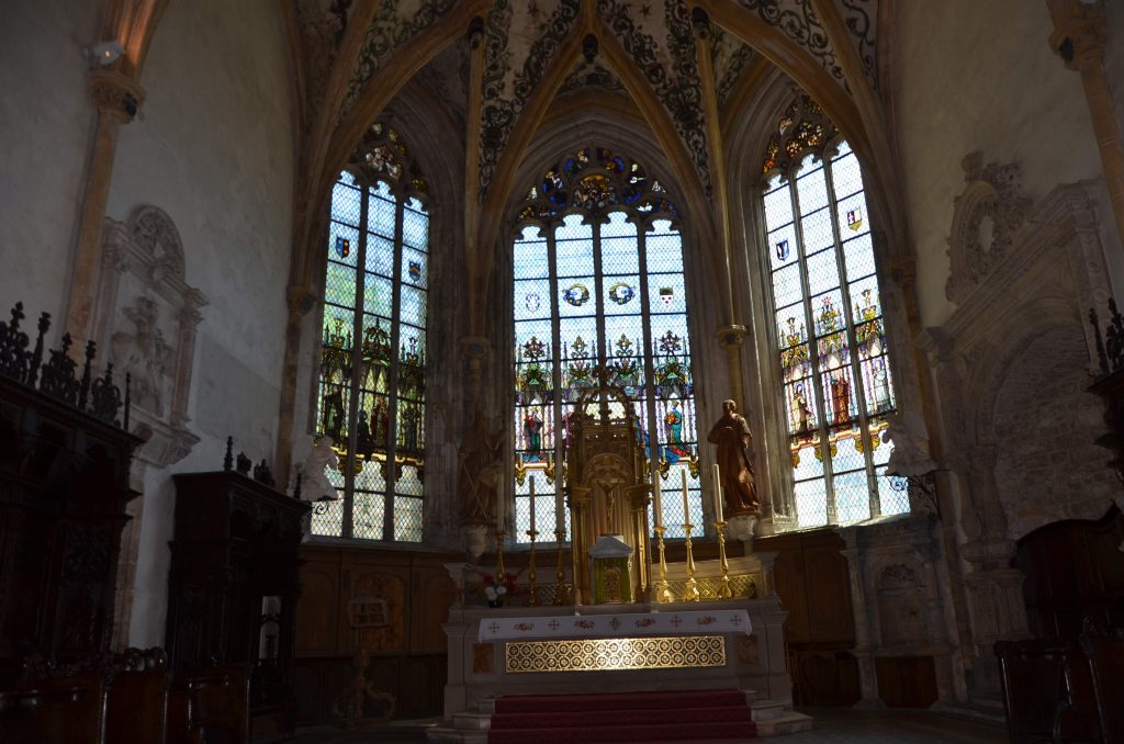 Le vetrate dell'abbazia di Montbenoît