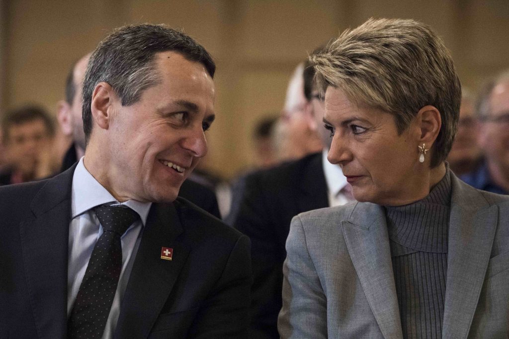 Karin Keller-Sutter, già consigliera di Stato, oggi presidente del Consiglio degli Stati, presto in governo con Ignazio Cassis? (Keystone)