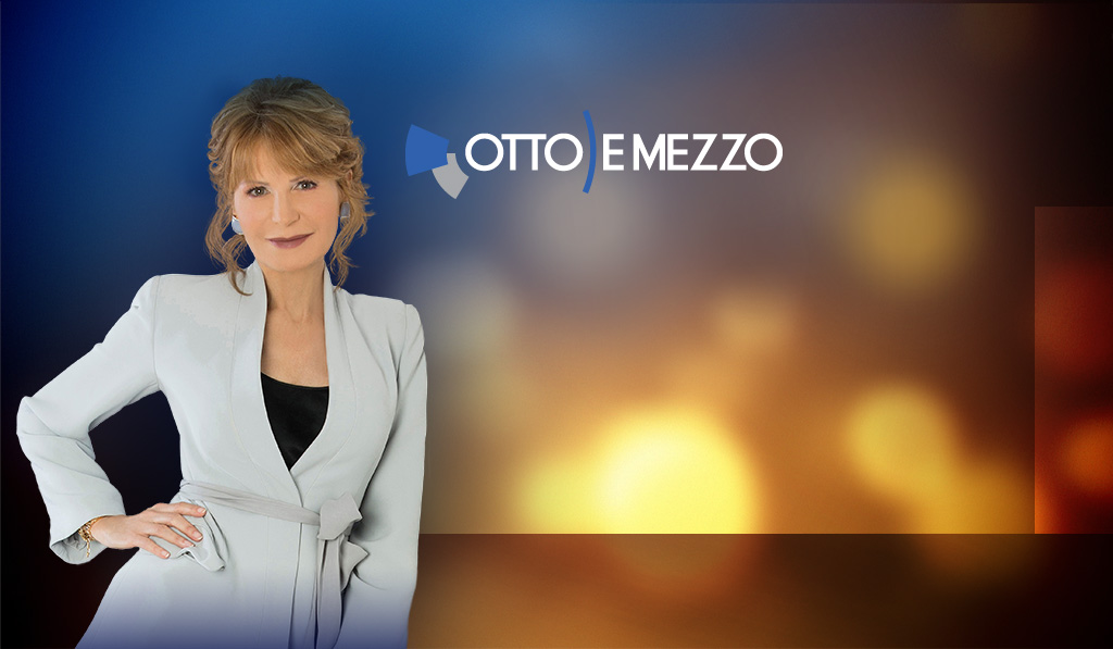 La locandina del programma Otto e mezzo