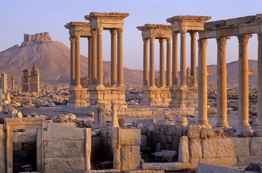 Il sito archeologico di Palmira, in Siria (Keystone)