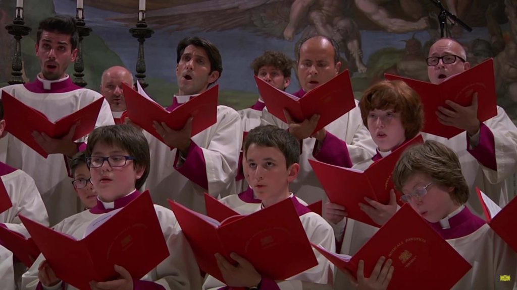 La Cappella Musicale Pontificia «Sistina», o più semplicemente il coro del Papa (youtube)
