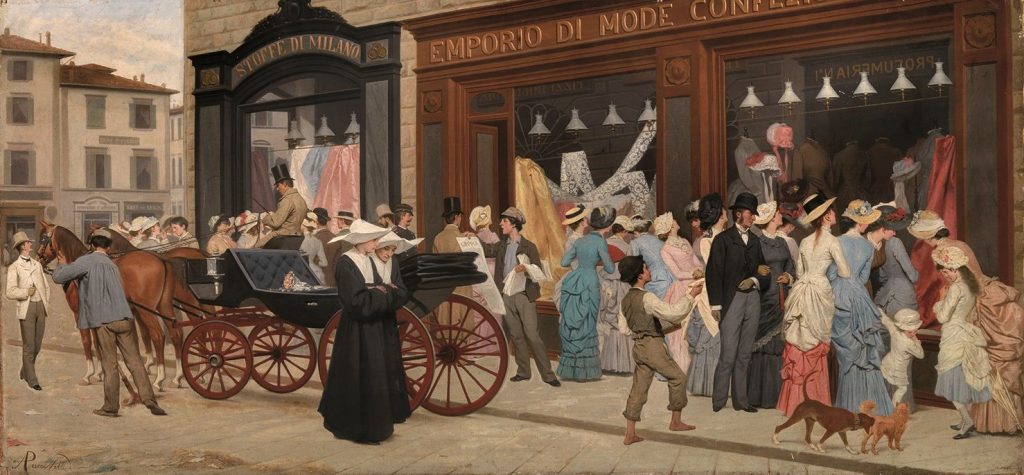 Antonio Puccinelli, L’epoca, circa 1885-1888. (Londra-Milano-
