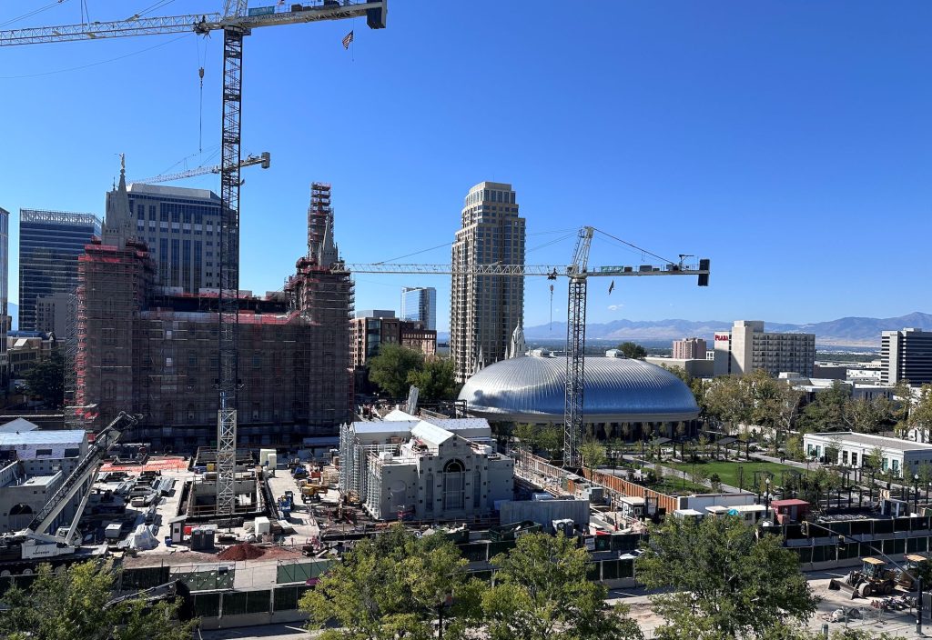 Nuovo tempio in costruzione al centro di Salt Lake City (Pompili)