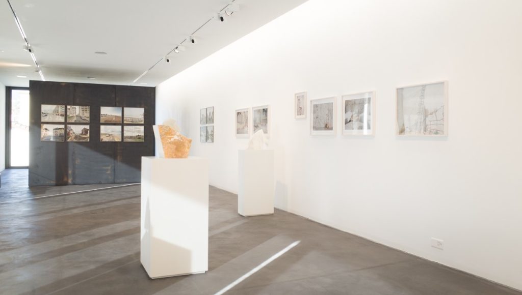 Veduta dell’esposizione in corso a Minusio