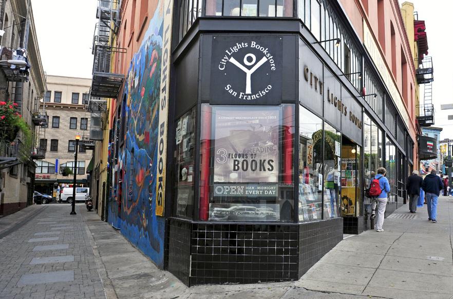 La leggendaria libreria City Lights a San Francisco (Shutterstock)