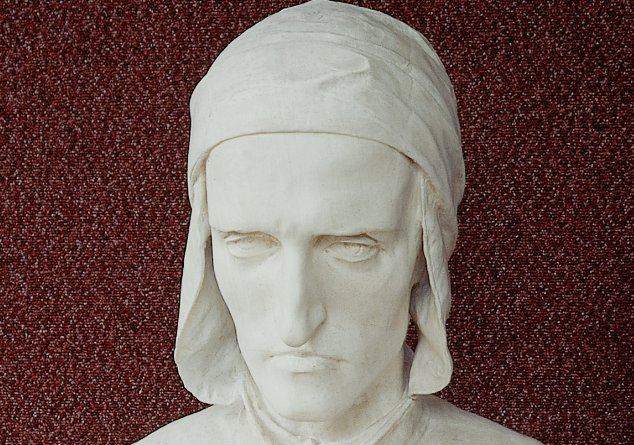 Vincenzo Vela (1820-1891), busto ad erma di Dante Alighieri (1265-1321), 1857, gesso, modello originale (© Museo Vincenzo Vela/Mauro Zeni)