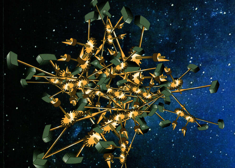 Particolare dalla copertina de <i>Il meccanico delle stelle</i>, Ed. Dedalo