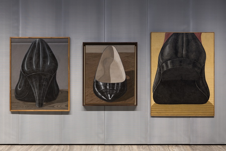Veduta della mostra «Domenico Gnoli» Fondazione Prada, Milano (Foto: Roberto Marossi. Courtesy: Fondazione Prada)